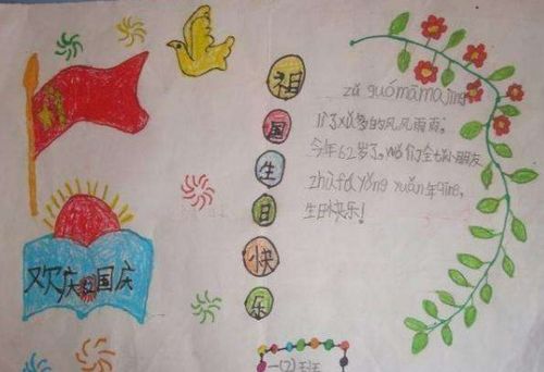 2020年小学一年级国庆手抄报大全3张